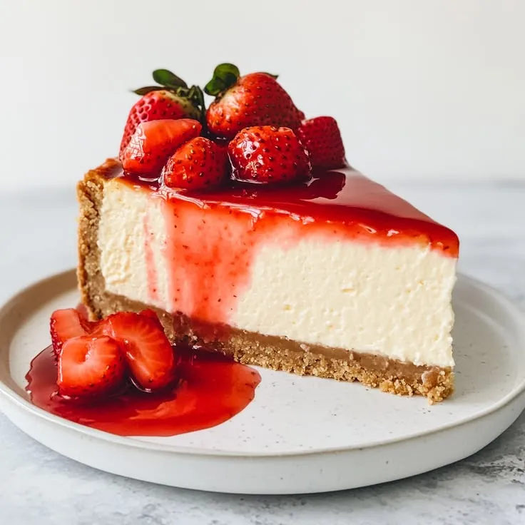 Cheesecake aux fraises
