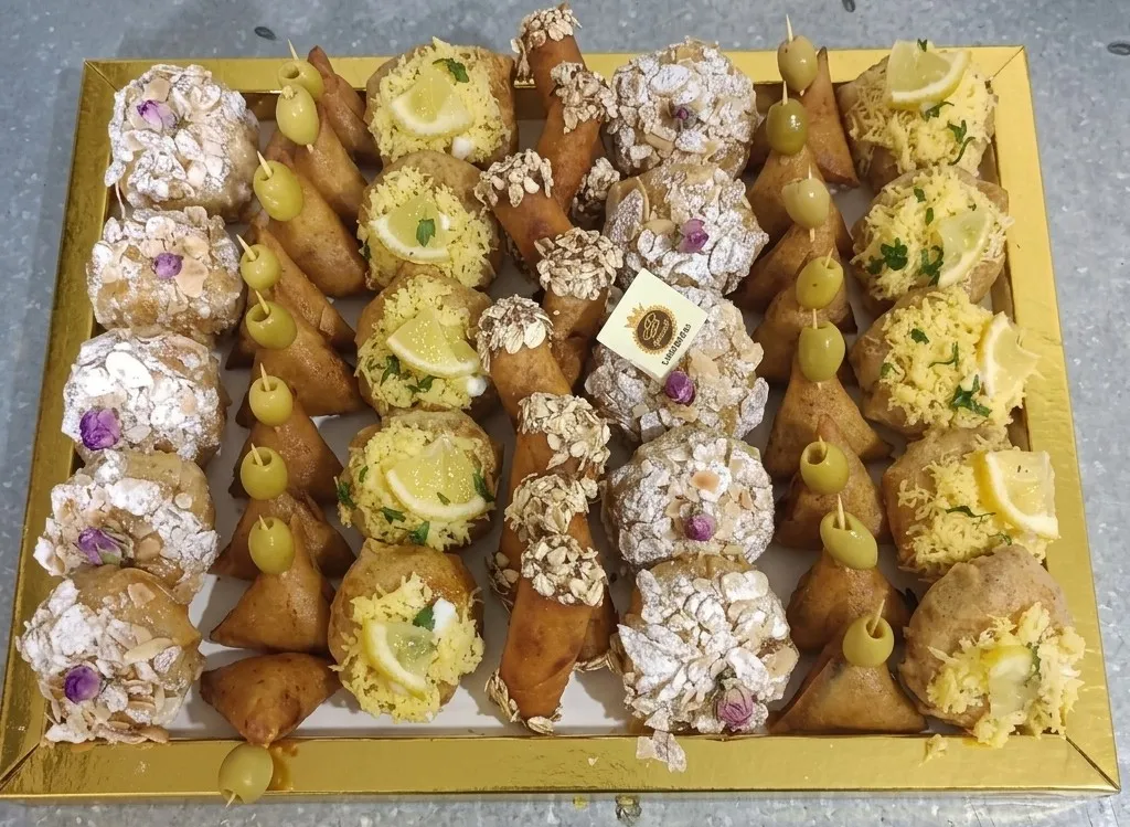 Coffret de mignardises salées à l’orientale