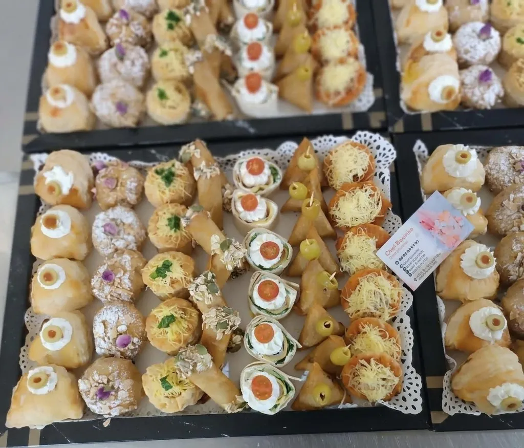 Coffrets de bouchées salées pour réception