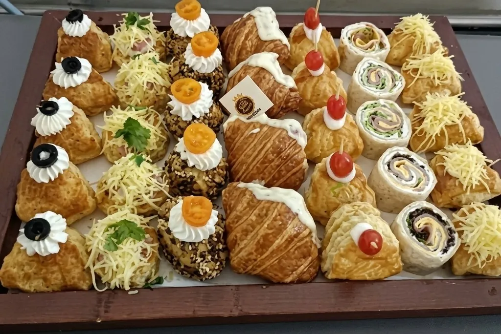 Plateau de canapés et bouchées froides