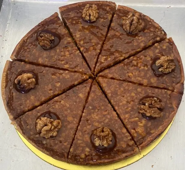 Tarte aux noix caramélisées
